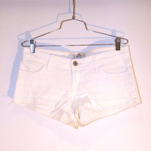 White Hollister Jean Shorts